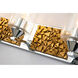 Bocage 4 Light 31 inch PC Bath Light Wall Light in Polished Chrome with Gold